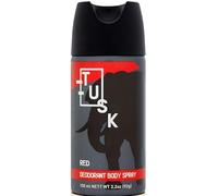 Tusk Red Deodorant Body Spray, Long-Lasting Fresh Scent, Quick Drying Formula, 150ml