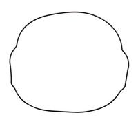 Tusk Replacement Clutch Cover Gasket - Replacement Seal for Motorcycle Applications - Compatible with Yamaha YZ450F 2010-2022/YZ450FX/WR450F 2016-2023 Replaces OEM 33D-15453-00-00