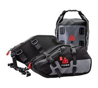 Tusk Traverse Pannier Bags w/X-Small Dry Duffel Tail Bag Black 10 x 7 x 10 inches