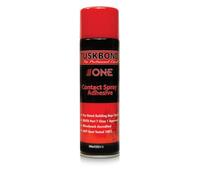 Tuskbond One Contact Spray Adhesive 500ml - Strong Multipurpose Contact Glue for Upholstery, Carpets, Wood, Laminates & Automotive Interiors - High Strength Aerosol Glue Spray Class 0 Fire Rated