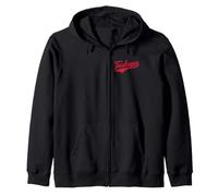 TUSKEGEE ALABAMA BASEBALL SPORTS SCRIPT CURSIVE WITH SWOOSH Zip Hoodie