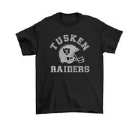 Tusken Raiders Football, Mens Retro Movie T-Shirt, Made from Organic Cotton Black