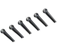 TUSQ by Graph Tech Traditional Bridge Pins 2mm Black/White Dot (6 Pcs) PP-2122-00