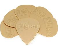 TUSQ Graph Tech PQP-0068-V6 Guitar Pick, 6 Pack, 0.68mm, Warm Tone, Cream, TUSQ Material