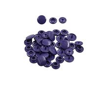 tusrai Nave Blue Plastic Snap Button Size 20 100Sets Sew On Plastic Snap Fasteners for Clothing Glossy T5 Round