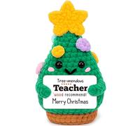 TuSuQing Teacher Christmas Appreciation Gifts Merry Christmas Tree Best Teacher Ever for Women Daycare Bulk Thank You for Helping Me Grow Teachers of The Year