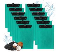 Tutamaz Replacement Filter Pads Compatible with Tetra EasyCrystal Filter 250, Aquarium Filter Cartridge Replacement Filter Pads with Activated Carbon and Zeolite for Quick and Clean Filter Change