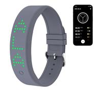 Tutamaz Vibration Alarm Bracelet, Vibration Alarm Reminder Watch, Alarm Clock, Vibration Bracelet, Alarm Clock, Drinking Reminder, Pill Reminders, Vibration Alarm Clock for Children Adults, gray