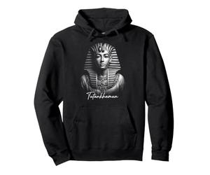 Tutankhamun Ancient Egypt Pharaoh King Portrait Pullover Hoodie