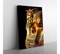 Tutankhamun Egypt Egyptian Mummy Canvas Wall Art Print 30x20 Inch