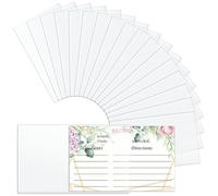Tutata 3x5 Inches Recipe Card Protectors, Set of 100, Clear Polypropylene (PP) Recipe Sleeves