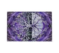 TuTaTiMANG Nordic Yggdrasil & Viking Celtic Rune Rectangular Tablecloth,Suitable for Restaurants, Kitchen Parties, Decoration