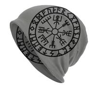 TuTaTiMANG Viking Rune Skullcap,Fashionable Viking Polyester Hat,Adjustable, Double-Layer Print Design, Suitable for Daily Wear for Men and Women