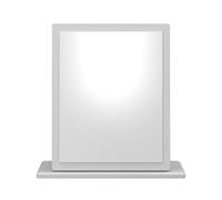 Welcome Furniture Ready Assembled Sussex Small Mirror In Grey Ash & Bardolino Oak, Grey