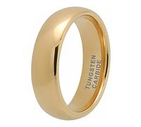TUTISS 3mm 4mm 5mm 6mm 7mm 8mm 10mm Silver/Gold Tungsten Rings for Men Women Couple Fashion Jewelry Engagement Wedding Bands Domed Polished Comfort Fit, Metal, No Gemstone