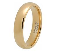 TUTISS 3mm 4mm 5mm 6mm 7mm 8mm 10mm Silver/Gold Tungsten Rings for Men Women Couple Fashion Jewelry Engagement Wedding Bands Domed Polished Comfort Fit, Tungsten Carbide, No Gemstone
