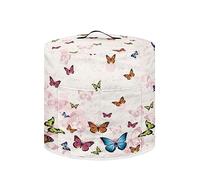 Tutolipy Butterflies Pressure Cooker Cover Round Dust-proof Cover for Bread Maker Rice Maker Soup Pot Pressure Cooker Coffee Maker Cover