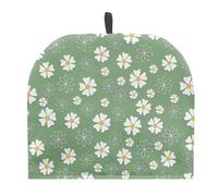 Tutolipy Daisy Print Tea Cosy Cover for Teapot, Durable Warm Keep Teapot Cover with Top Handy Loop, Dust Proof Tea Cozy Tea Kettle Cover for Kitchen Home Decor