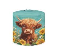 Tutolipy Highland Cow Pressure Cooker Sunflower Air Fryer Dust Cover for Rice Cooker Air Fryer Housewarming Present Personality (for 6 Quart Instant Pot)