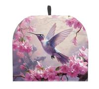 Tutolipy Tea Pot Cosy Dust Cover Insulating Tea Pot Cozies for Teapots Kitchen Home Table Decorative Teapot Warmer Teapot Cozies, Hummingbird Cherry Blossom Pink