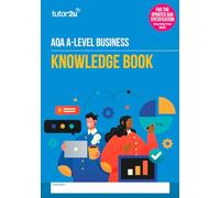 tutor2u AQA A Level Business Knowledge Book for New 2023 Specification