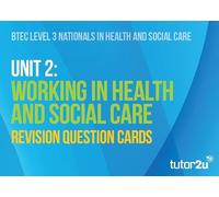 tutor2u BTEC National Health & Social Care Unit 2 Revision Question Cards