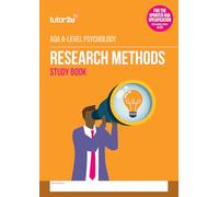 tutor2u Research Methods Study Book for AQA A-Level Psychology - 2025 Edition