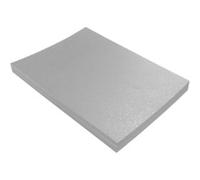 Tutorcraft A4 Glitter Card Silver 300 gsm Glitter 100 Sheets