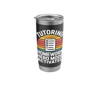 Tutoring Homework Hero Mode Activated Stainless Steel Insulated Tumbler