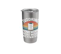 Tutoring Homework Hero Mode Activated Stainless Steel Insulated Tumbler