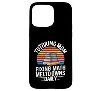 Tutoring Mom Fixing Math Meltdowns Daily Retro Case for iPhone 15 Pro Max