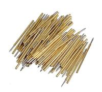 TuToy 100Pcs P50-B1 Spring Test Probe Pogo Pin Dia 0.5Mm Length 16.35Mm