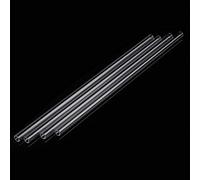 TuToy 4Pcs 250Mm Od 7Mm 1.5Mm Thick Wall Borosilicate Glass Blowing Tubes