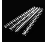 TuToy 4Pcs Borosilicate Glass Blowing Tube 150Mm X 10Mm X 2.2Mm
