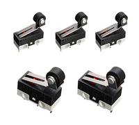 TuToy 5Pcs Ultra Mini Roller Lever Actuator Micro Switch Spdt Sub Miniature Micro Switch