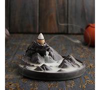 TuToy Backflow Incense Cone Burner Holder Lying Dragon Mountain Smoke Backflow Fragrance Fragrant Censer