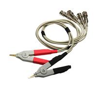 Tutoy LCR Meter Test Leads/Clip Cable/Terminal Kelvin Probe Wires with 4 BNC