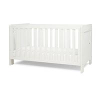 Tutti Bambini Alba 3-in-1 Cot Bed Bundle - Mattress Incl - White 140x70cm