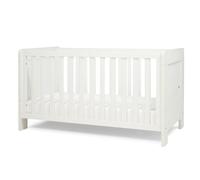 Tutti Bambini Alba Cot Bed Bundle - Cot Bed with Eco-Fibre Mattress Included (140x70) (White) - 0-6 years, 3 modes