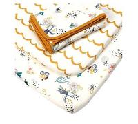 Tutti Bambini Bedside Crib Starter Pack - Our Planet, Cream