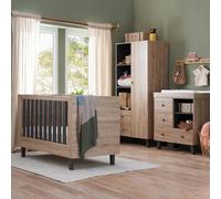 Tutti Bambini Como 3 Piece Furniture Set - Distressed Oak/Slate Grey