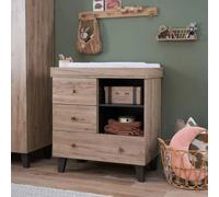 Tutti Bambini Como Chest Changer Distressed Oak / Slate Grey, Grey
