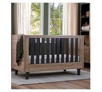 Tutti Bambini Como Cot Bed Distressed Oak / Slate Grey, Grey