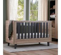 Tutti Bambini Como Cot Bed - Distressed Oak/Slate Grey