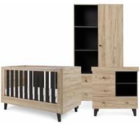 Tutti Bambini Como 3 Piece Room Set Distressed Oak / Slate Grey, Grey