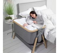 Tutti Bambini CoZee Bedside Crib - Charcoal
