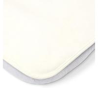 Tutti Bambini Crib Mattress Protector, fits CoZee Baby Bedside Cribs - 100% Waterproof, Machine Washable, Absorbent Cotton Fabric - White (83cm x 52cm x 0.2cm) - 100% Cotton