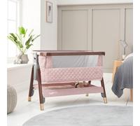 Tutti Bambini CoZee Luxe Bedside Crib Pink