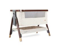 Tutti Bambini CoZee Luxe Bedside Crib - Walnut/Cream