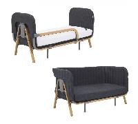 Tutti Bambini Cozee XL Junior Bed & Sofa Expansion Pack - Oak and Liquorice